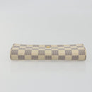 LOUIS VUITTON Damier Azur Portefeuille Sarah Long Wallet N61735 LV Auth 196461V-5