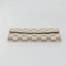 LOUIS VUITTON Damier Azur Portefeuille Sarah Long Wallet N61735 LV Auth 196461V-6