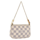 LOUIS VUITTON Damier Azur Mini Pochette Accessoires Pouch N58010 LV Auth 196465-1