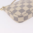 LOUIS VUITTON Damier Azur Mini Pochette Accessoires Pouch N58010 LV Auth 196465-9