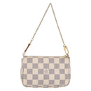 LOUIS VUITTON Damier Azur Mini Pochette Accessoires Pouch N58010 LV Auth 196465-2