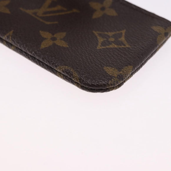 LOUIS VUITTON Monogram Pochette Cles Coin Purse M62650 LV Auth 196468