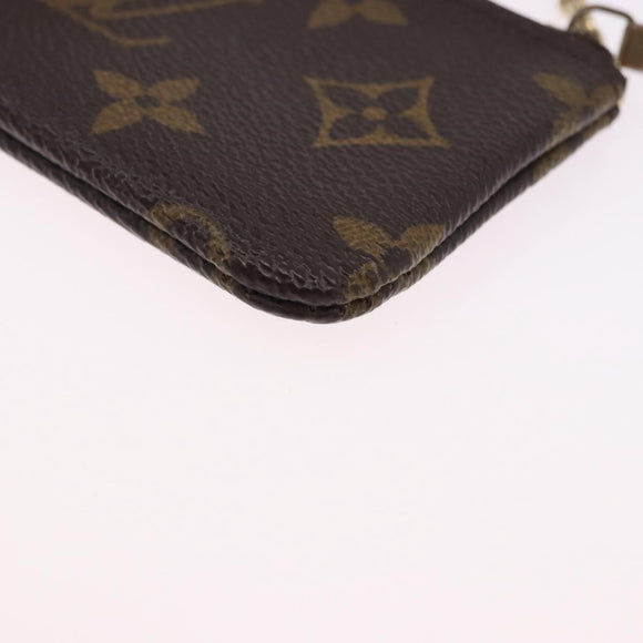 LOUIS VUITTON Monogram Pochette Cles Coin Purse M62650 LV Auth 196468