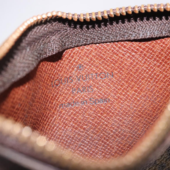 LOUIS VUITTON Monogram Pochette Cles Coin Purse M62650 LV Auth 196468