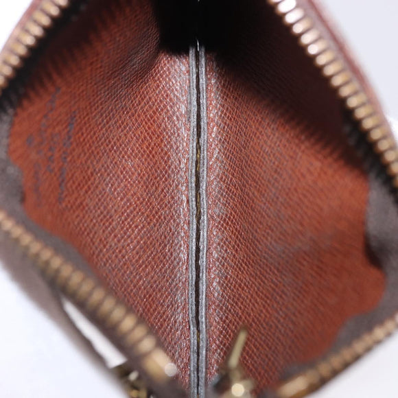 LOUIS VUITTON Monogram Pochette Cles Coin Purse M62650 LV Auth 196468