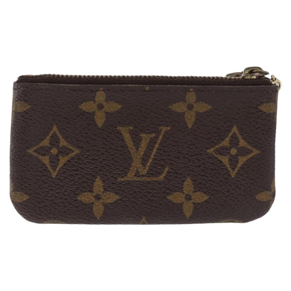 LOUIS VUITTON Monogram Pochette Cles Coin Purse M62650 LV Auth 196468