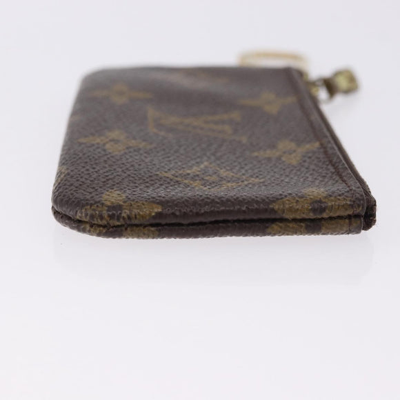 LOUIS VUITTON Monogram Pochette Cles Coin Purse M62650 LV Auth 196468