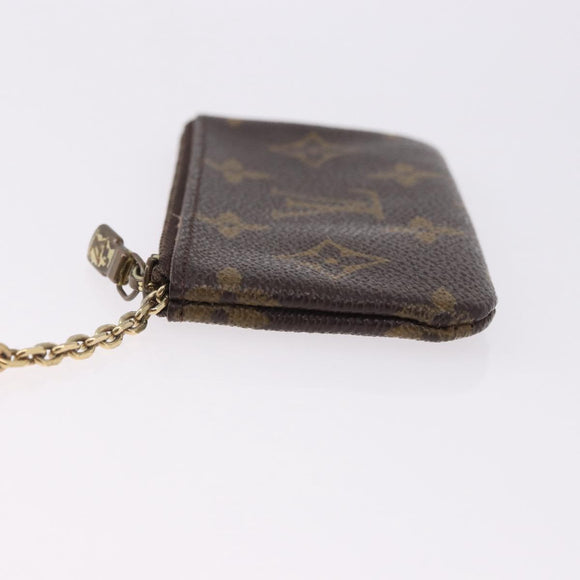 LOUIS VUITTON Monogram Pochette Cles Coin Purse M62650 LV Auth 196468