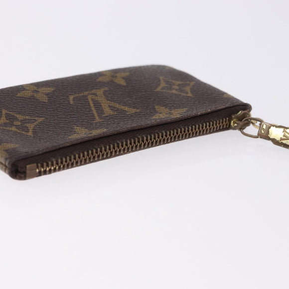 LOUIS VUITTON Monogram Pochette Cles Coin Purse M62650 LV Auth 196468