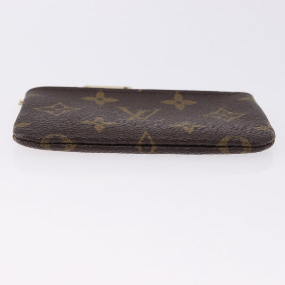 LOUIS VUITTON Monogram Pochette Cles Coin Purse M62650 LV Auth 196468