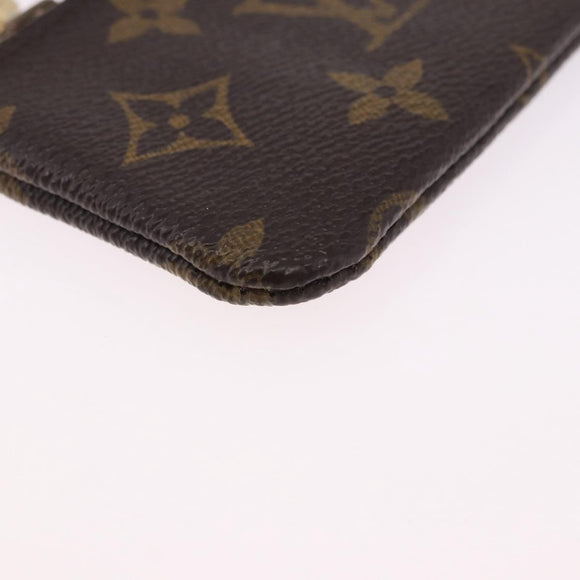 LOUIS VUITTON Monogram Pochette Cles Coin Purse M62650 LV Auth 196468