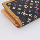LOUIS VUITTON Multicolor Porte Monnaie Viennois Wallet M92987 LV Auth 196471A-11