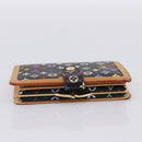 LOUIS VUITTON Multicolor Porte Monnaie Viennois Wallet M92987 LV Auth 196471A-6