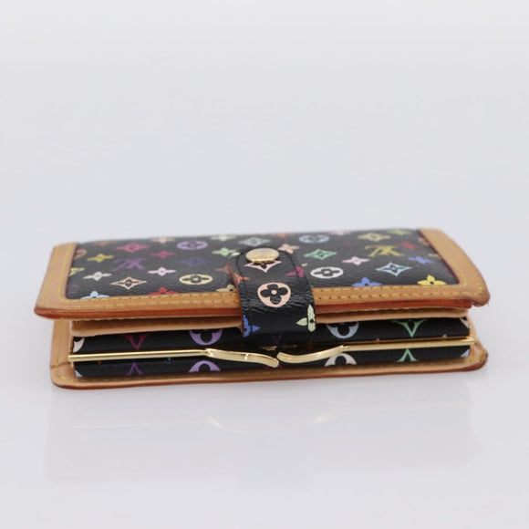 LOUIS VUITTON Multicolor Porte Monnaie Viennois Wallet M92987 LV Auth 196471A