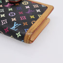 LOUIS VUITTON Multicolor Porte Monnaie Viennois Wallet M92987 LV Auth 196471A-8