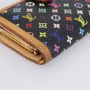 LOUIS VUITTON Multicolor Porte Monnaie Viennois Wallet M92987 LV Auth 196471A-9