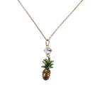 Miu Miu Necklace Metal Gold Tone Auth 196475V-1