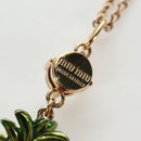 Miu Miu Necklace Metal Gold Tone Auth 196475V-10