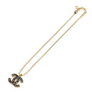 CHANEL COCO Mark Necklace Metal Gold Tone CC Auth 196477SAM-2