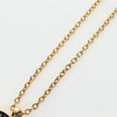 CHANEL COCO Mark Necklace Metal Gold Tone CC Auth 196477SAM-4