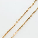 CHANEL COCO Mark Necklace Metal Gold Tone CC Auth 196477SAM-5