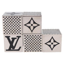 LOUIS VUITTON LV Cube Game Object Metal Silver M99454 LV Auth 196478-4