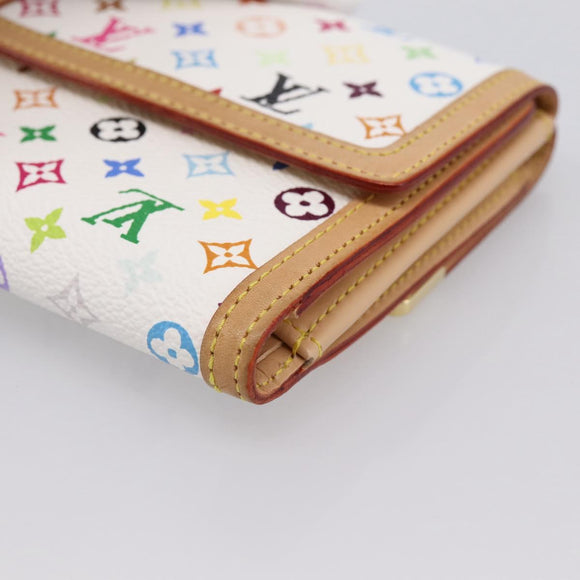 LOUIS VUITTON Porte Monnaie Billets Cartes Credit M92983 LV Auth 196479