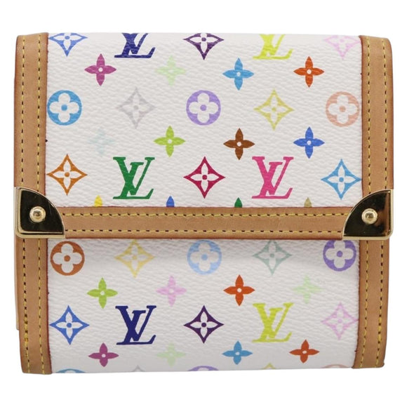 LOUIS VUITTON Porte Monnaie Billets Cartes Credit M92983 LV Auth 196479