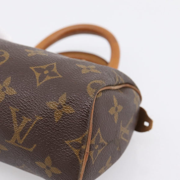 LOUIS VUITTON Monogram Mini Speedy Hand Bag M41534 LV Auth 196480