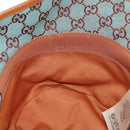 GUCCI GG Canvas Hat M Green Gold Auth 196482M-15
