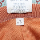 GUCCI GG Canvas Hat M Green Gold Auth 196482M-11