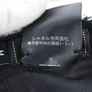 CHANEL COCO Mark Cap Tweed M White CC Auth 196483SAM-19