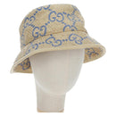 GUCCI GG Canvas Hat Raffia M Beige Auth 196484V-1