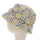 GUCCI GG Canvas Hat Raffia M Beige Auth 196484V-4
