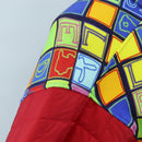 GUCCI Half Zip Trainer Cotton Multicolor Auth 196485M-6