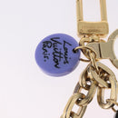 LOUIS VUITTON Porte Cles Eye All Key Holder metal Gold GA0131 LV Auth 196487V-14