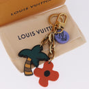 LOUIS VUITTON Porte Cles Eye All Key Holder metal Gold GA0131 LV Auth 196487V-12