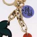 LOUIS VUITTON Porte Cles Eye All Key Holder metal Gold GA0131 LV Auth 196487V-5