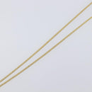 CHANEL COCO Mark Necklace Metal Clear Multicolor CC Auth 196490-11