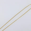 CHANEL COCO Mark Necklace Metal Clear Multicolor CC Auth 196490-12