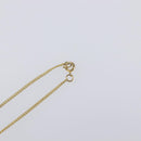 CHANEL COCO Mark Necklace Metal Clear Multicolor CC Auth 196490-13