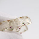 CHANEL COCO Mark Necklace Metal Clear Multicolor CC Auth 196490-16