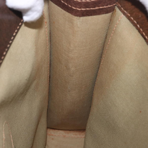 GUCCI GG Canvas Hand Bag Beige Auth 196557