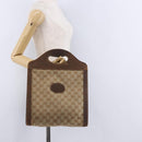 GUCCI GG Canvas Hand Bag Beige Auth 196557-18