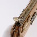 LOUIS VUITTON Monogram Vernis Lexington Pouch Flower Beige M92246 LV Auth 196561-9