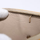 LOUIS VUITTON Monogram Vernis Lexington Pouch Flower Beige M92246 LV Auth 196561-10