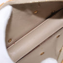LOUIS VUITTON Monogram Vernis Lexington Pouch Flower Beige M92246 LV Auth 196561-11