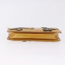 LOUIS VUITTON Monogram Vernis Lexington Pouch Flower Beige M92246 LV Auth 196561-6