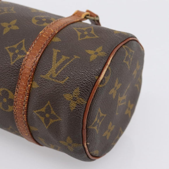 LOUIS VUITTON Monogram Papillon 19 Hand Bag M51389 LV Auth 196562