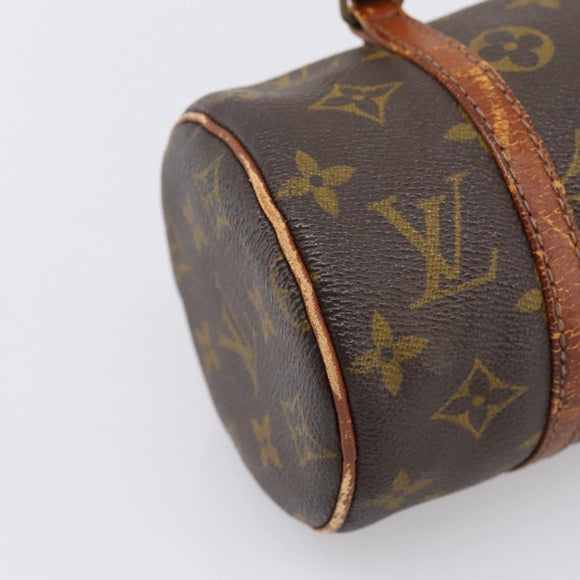 LOUIS VUITTON Monogram Papillon 19 Hand Bag M51389 LV Auth 196562